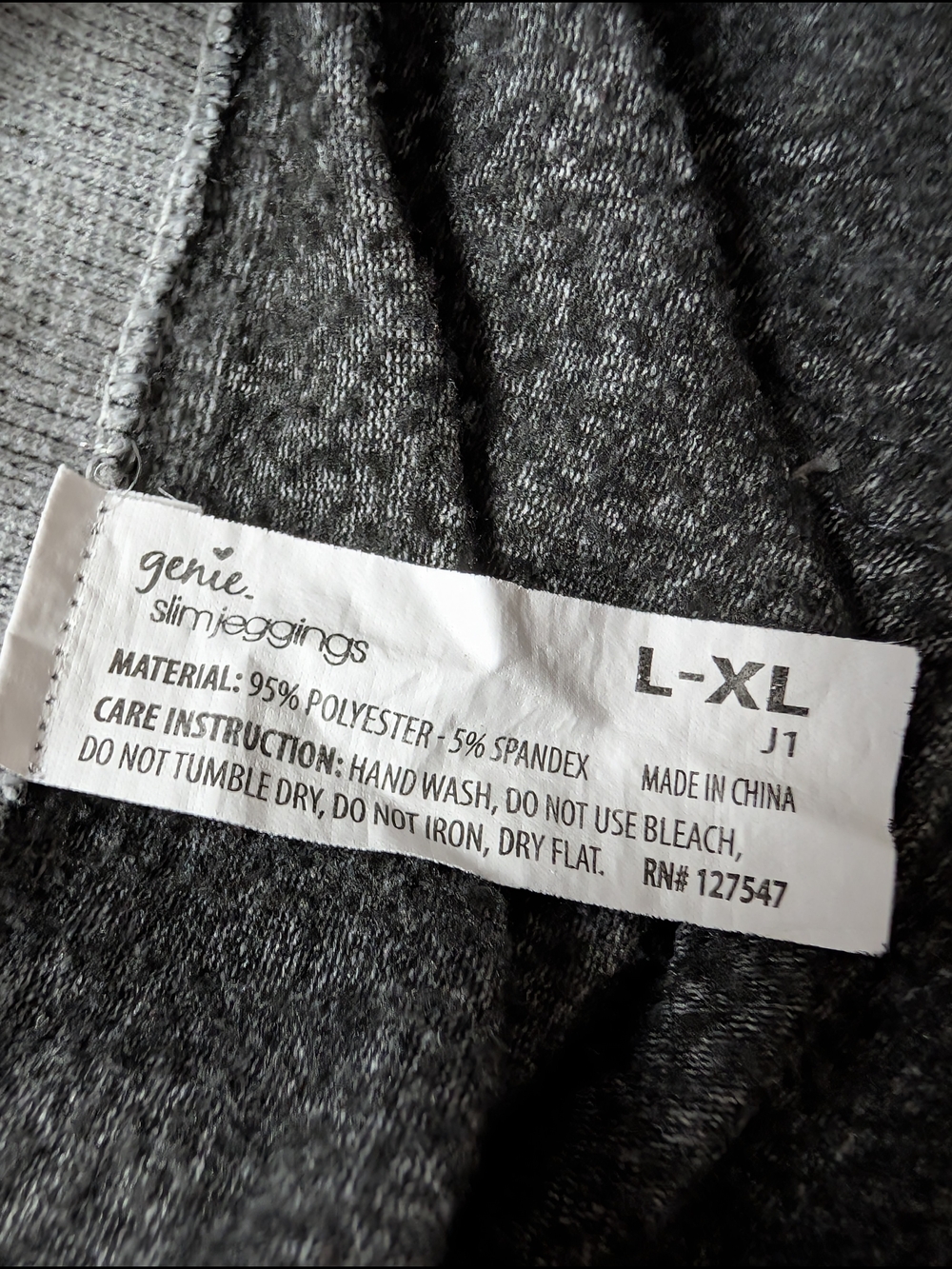 Faux Jean Leggings Size L/XL - Picture 14 of 14
